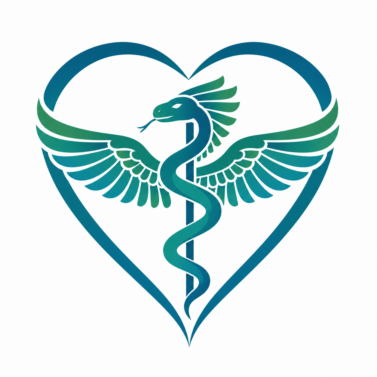 logo corazon emplumado